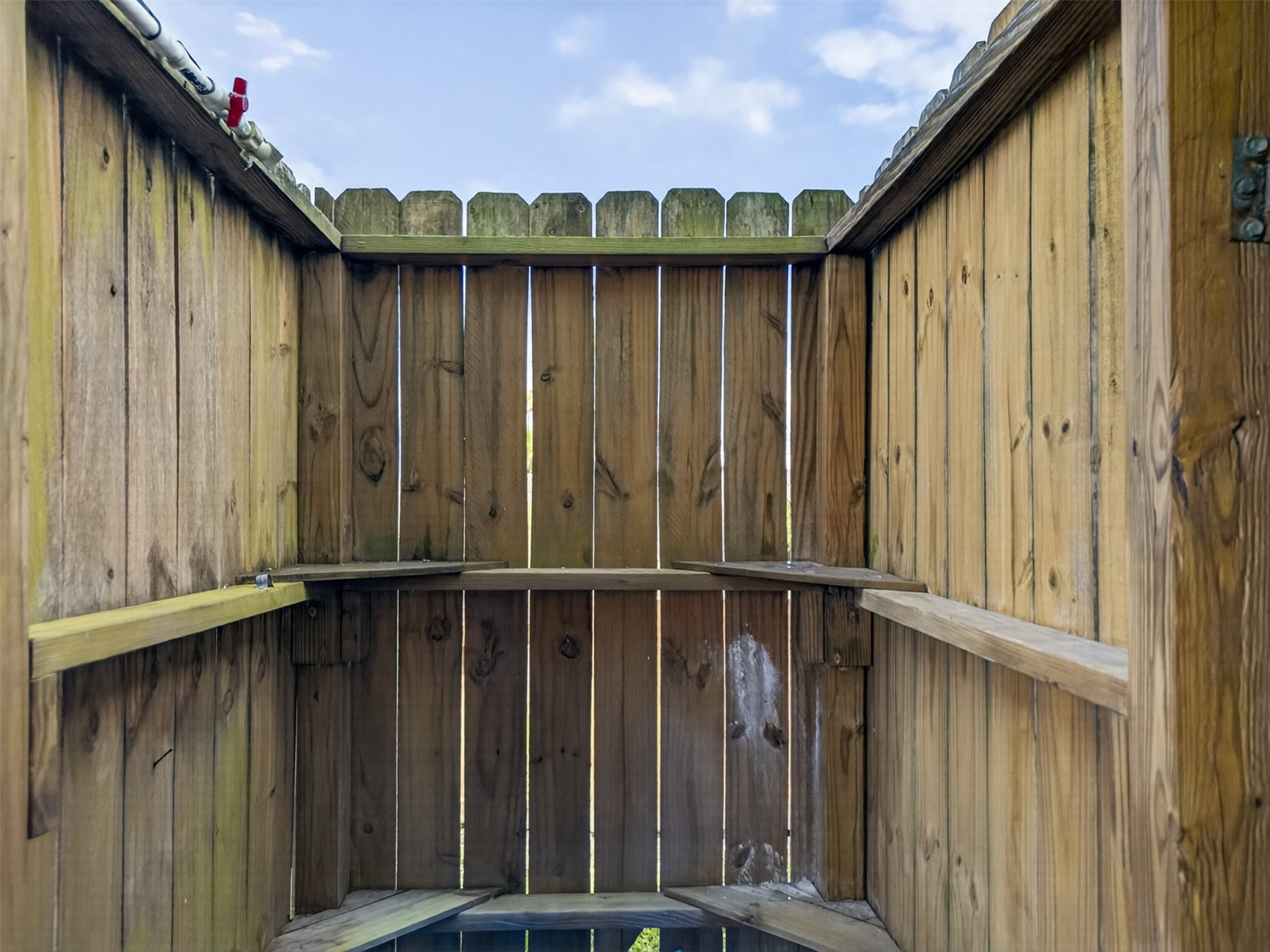 1209 North Jacks Road Crystal Beach, TX 77650 - Photo 38 of 39 Ready for an outdoor shower!