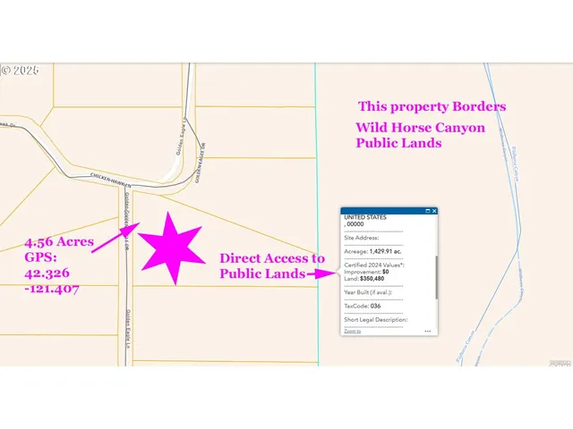 $15,000 | Golden Eagle Drive, Unit 30, Bonanza, OR 97623