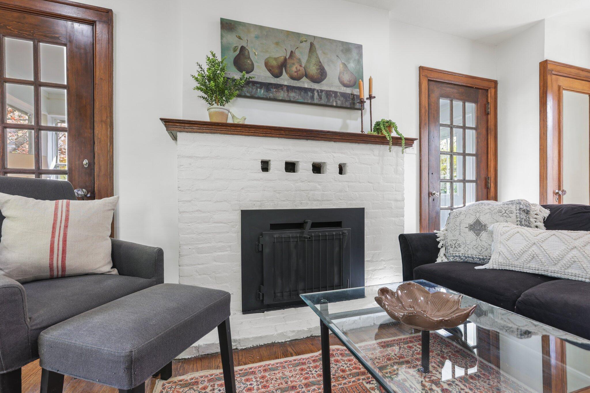 207 Chatham Road Columbus, OH 43214 - Photo 6 of 45 Brick Fireplace