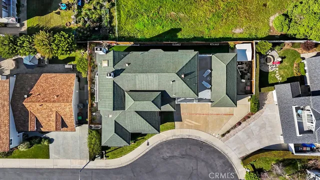 an outdoor space with lots of trees