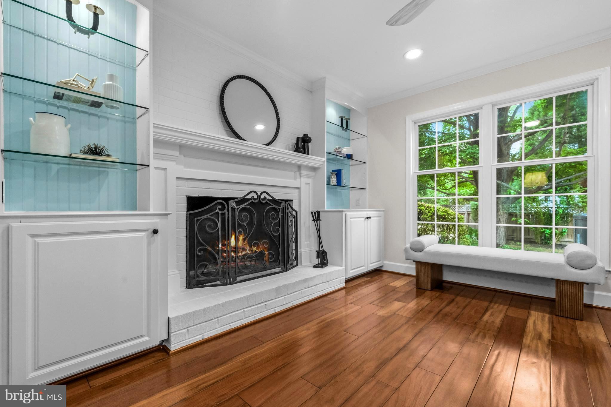 4007 West Braddock Road Alexandria, VA 22304 - Photo 6 of 52 a living room with furniture and a fireplace