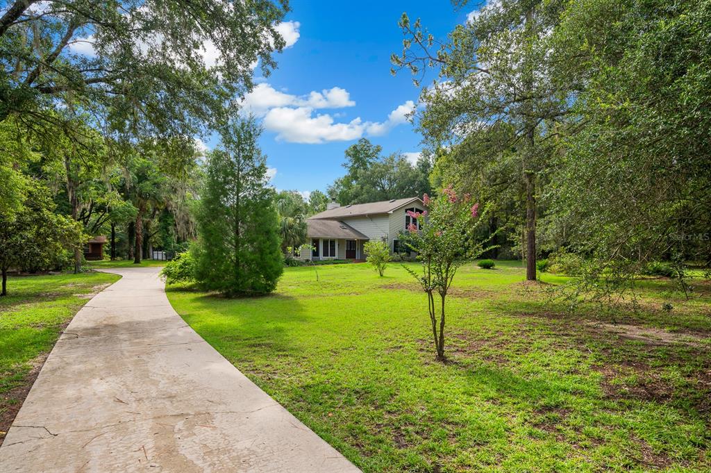7201 Southwest 97th Lane Gainesville, FL 32608 - Photo 4 of 68 a view of a yard with plants