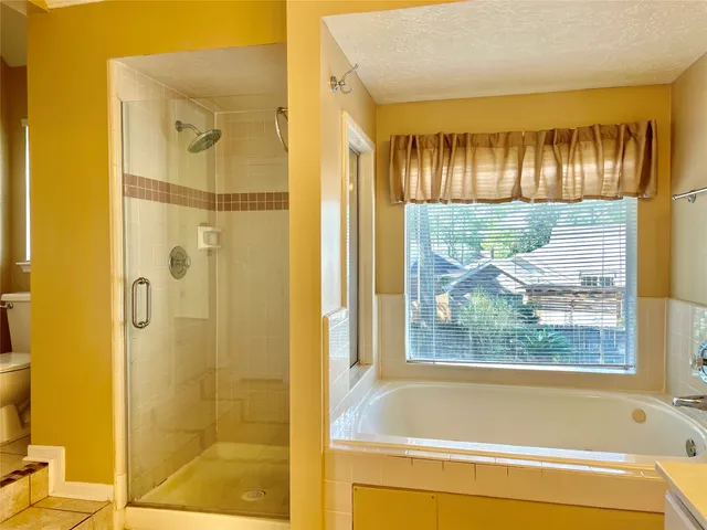 a bathroom with a sink mirror and toilet