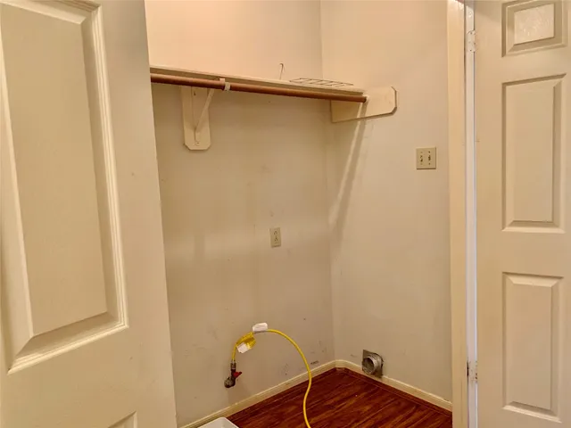 a backyard of a house with garden