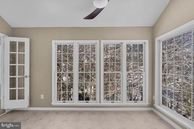 wooden floor and windows in a room