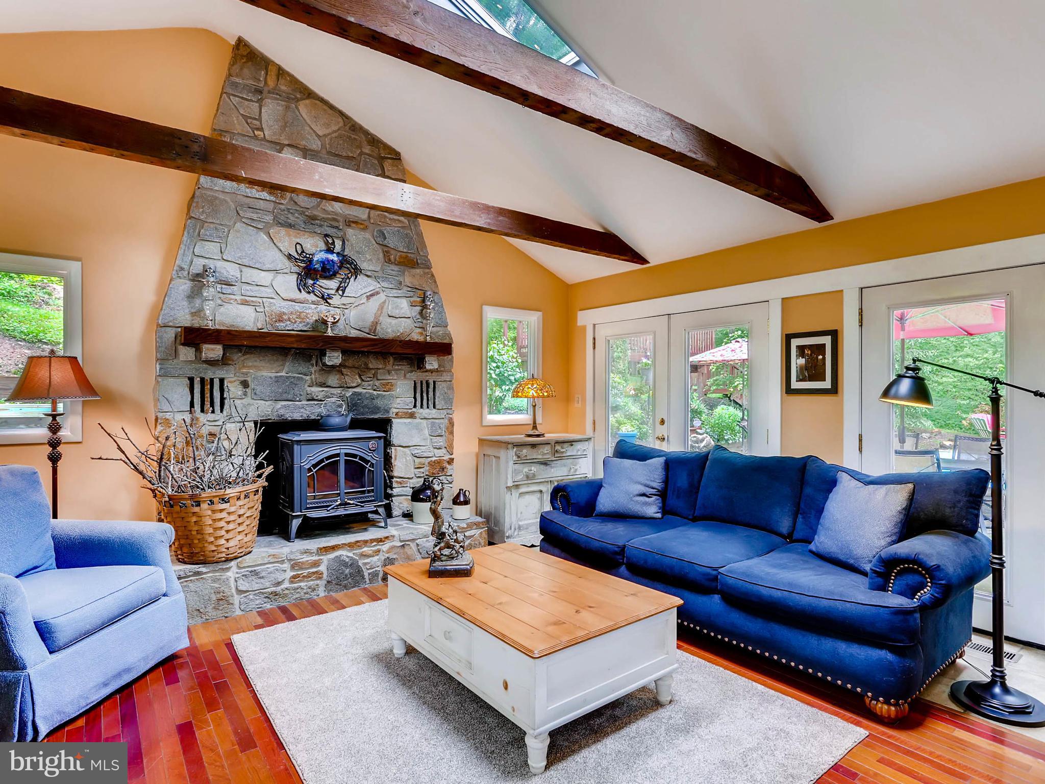 2016 Shepperd Road Monkton, MD 21111 - Photo 12 of 55 SUCH A COZY ROOM, W BEAMED CEILINGS AND SKYLITES,