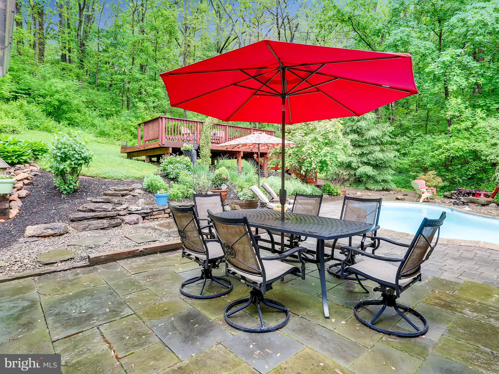 2016 Shepperd Road Monkton, MD 21111 - Photo 27 of 55 STONE PATIO, WATER FOUNTAIN & POOL