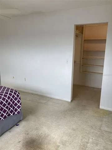 a view of closet area