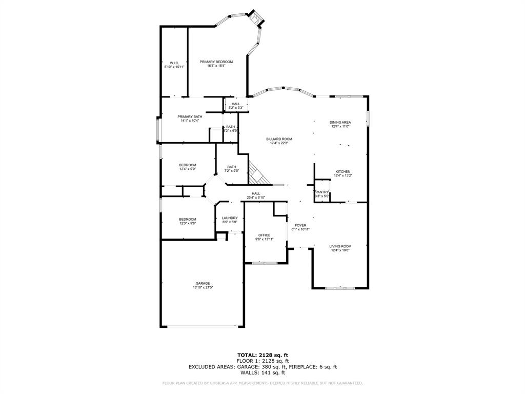 2309 Ranch House Drive Denton, TX 76210 - Photo 28 of 28 a picture of floor plan