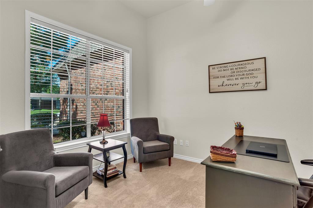 2309 Ranch House Drive Denton, TX 76210 - Photo 6 of 28 a living room with furniture and a window