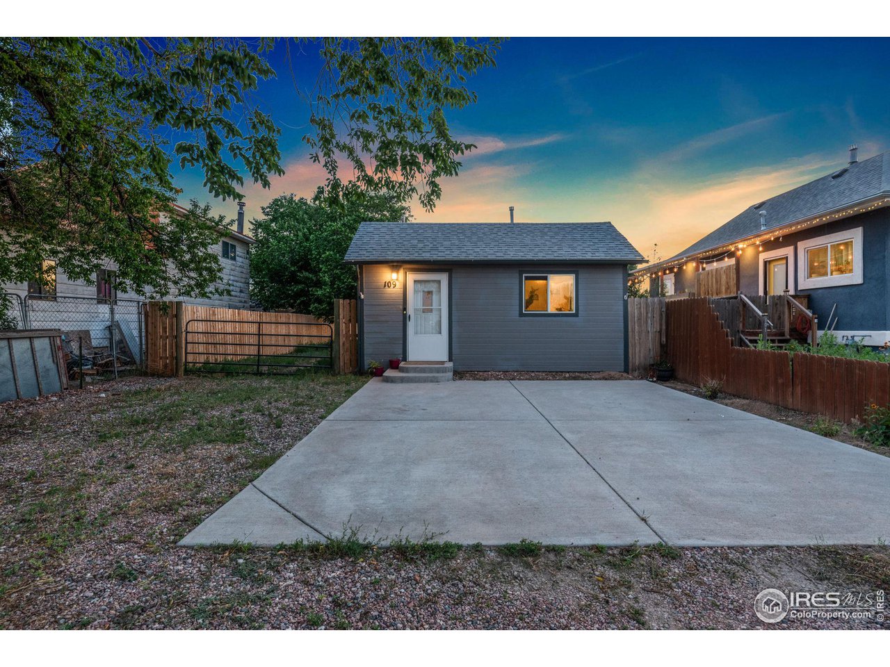 a view of outdoor space and yard