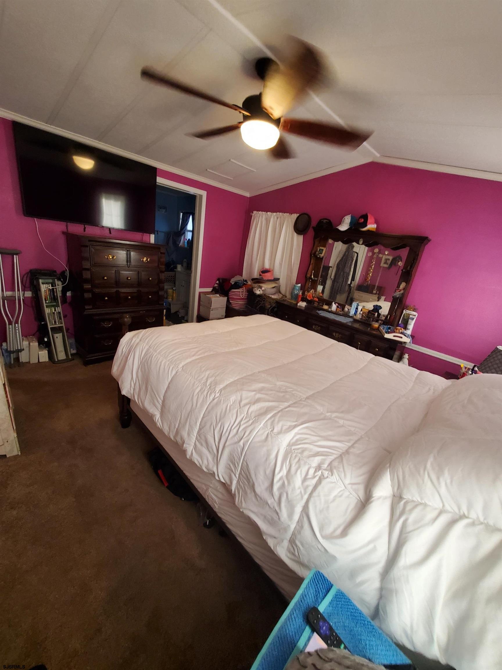 334 John Alden Drive Buena, NJ 08310 - Photo 9 of 27 a bedroom with a bed and a ceiling fan