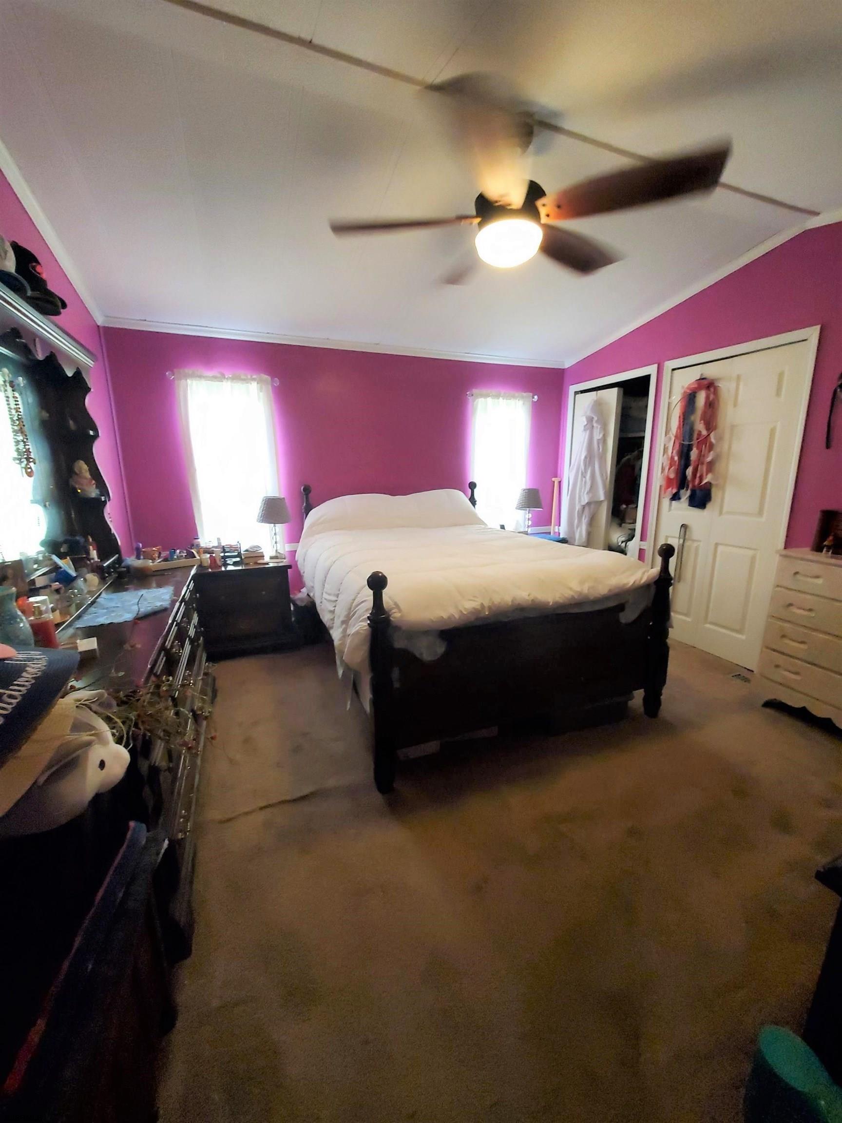 334 John Alden Drive Buena, NJ 08310 - Photo 10 of 27 a bedroom with a bed and a ceiling fan