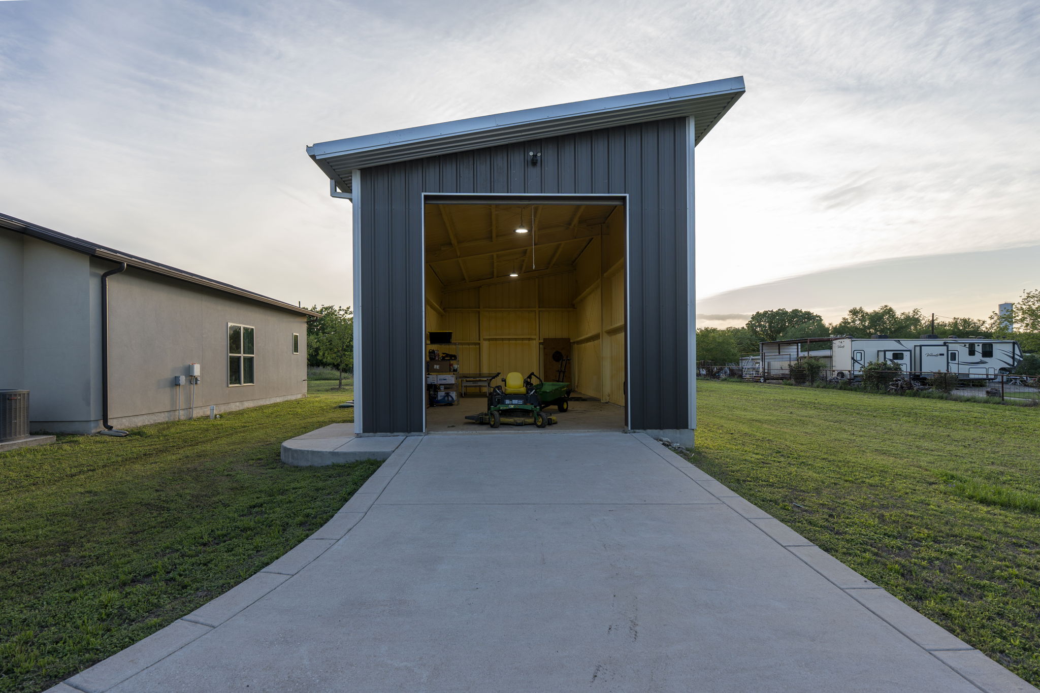 16202 Remuda Trail Buda, TX 78610 - Photo 35 of 40 The 45’ x 20’ insulated metal building
