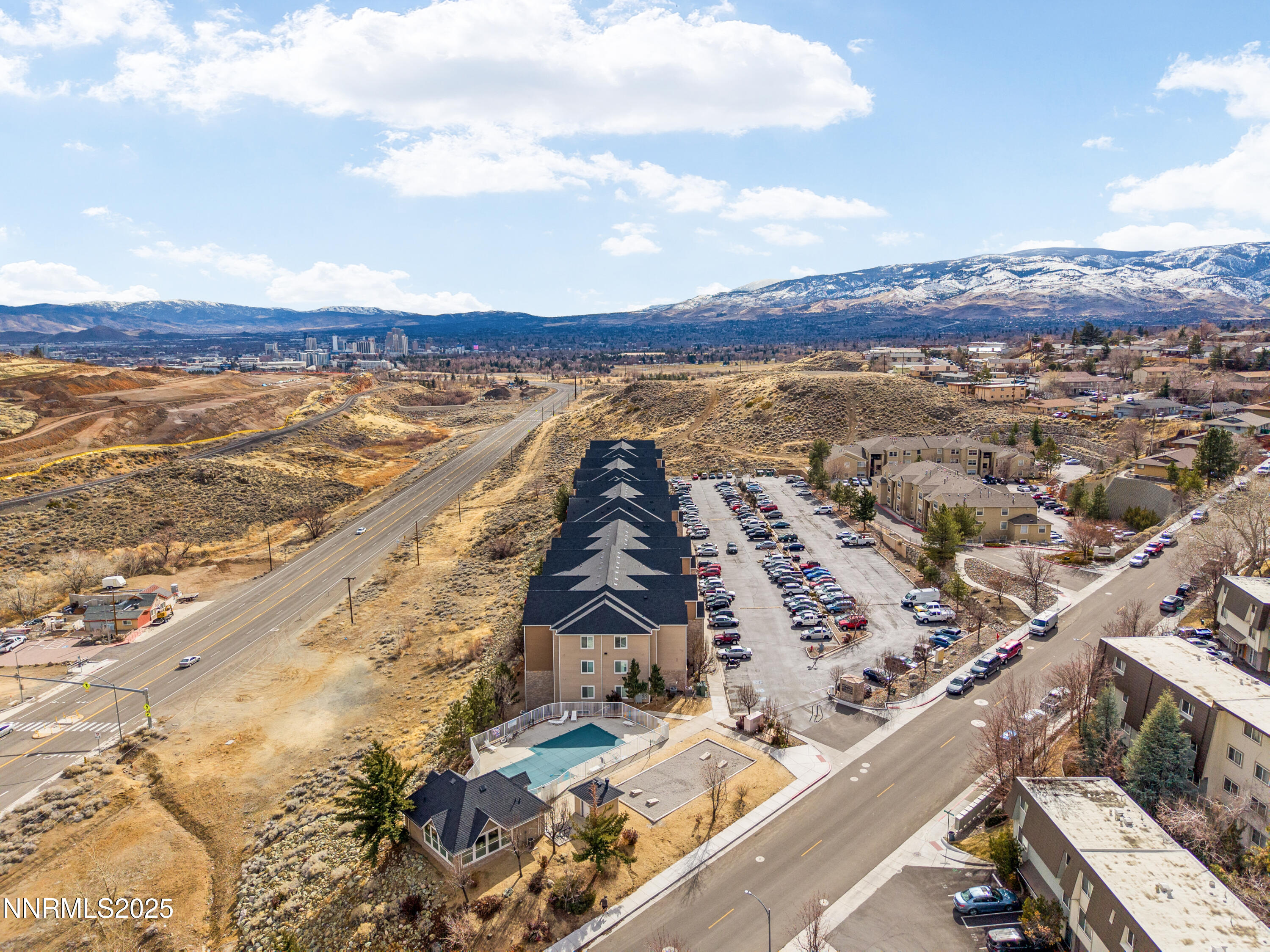200 Talus Way, Unit 522 Reno, NV 89503 - Photo 37 of 40 an aerial view of residential building and ocean view