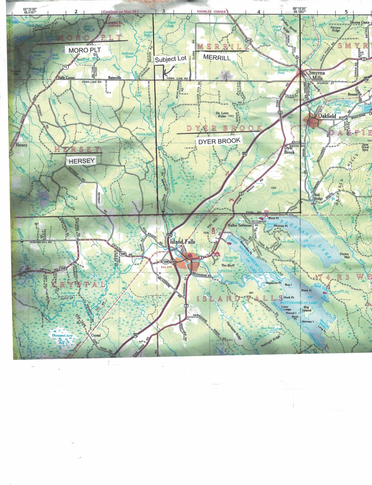 Lot 1 Town Line Road Merrill, ME 04780 - Photo 6 of 6 mastellerPHOTOLAND