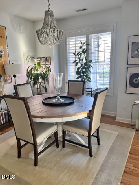 7601 Astoria Place Raleigh, NC 27612 - Photo 6 of 30 a view of a dining room with furniture window and wooden floor
