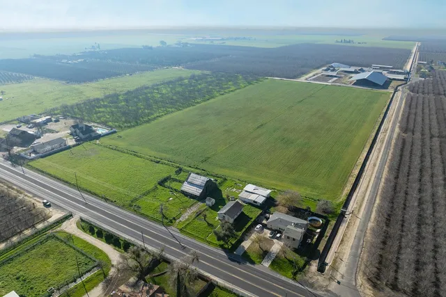 an aerial view of a football ground