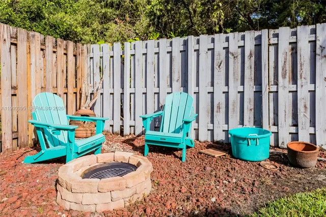 a house with outdoor seating