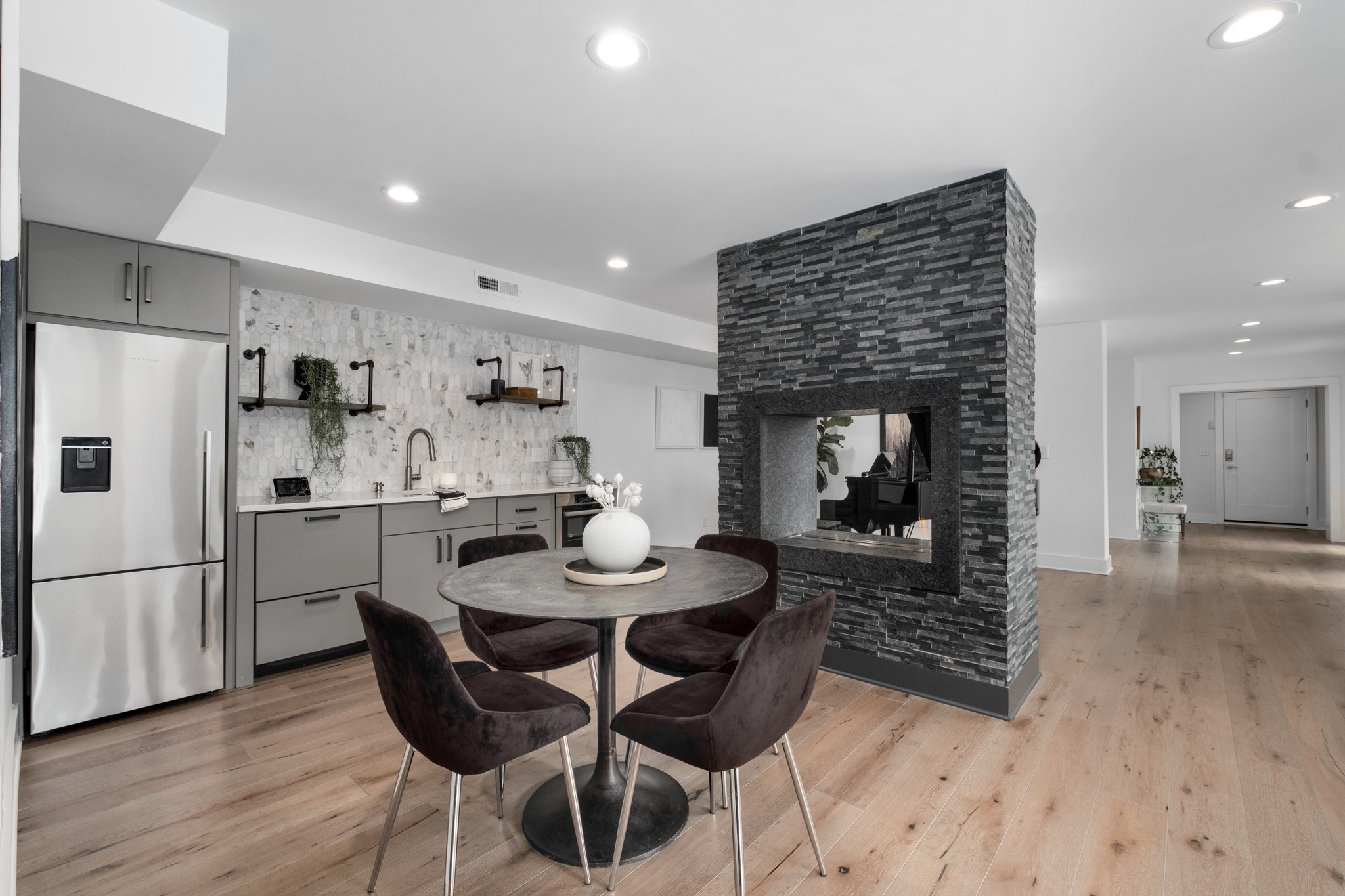 4628 Shys Hill Road Nashville, TN 37215 - Photo 11 of 42 a dining room with furniture and wooden floor