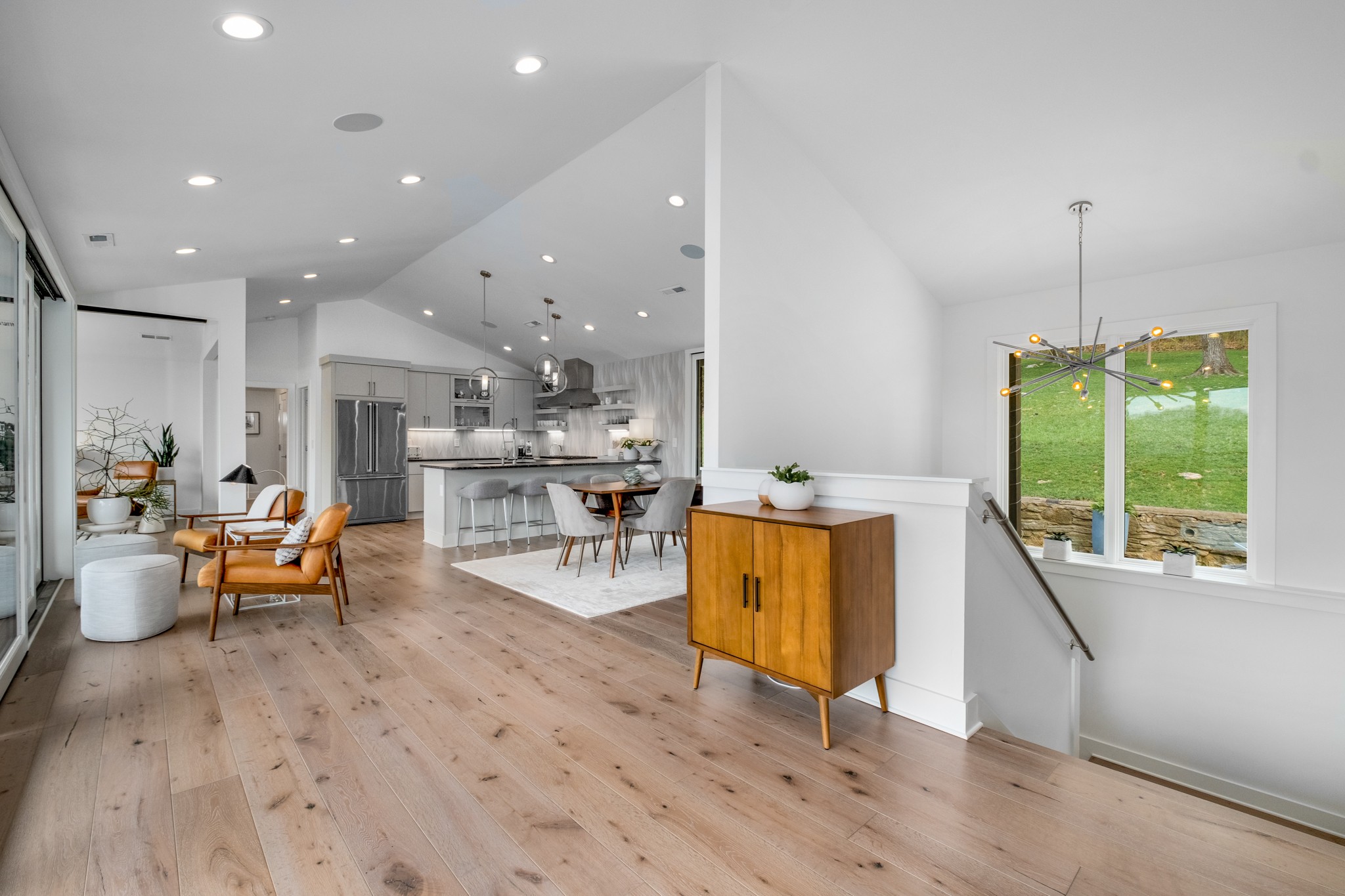 4628 Shys Hill Road Nashville, TN 37215 - Photo 14 of 42 a living room with furniture and a wooden floor