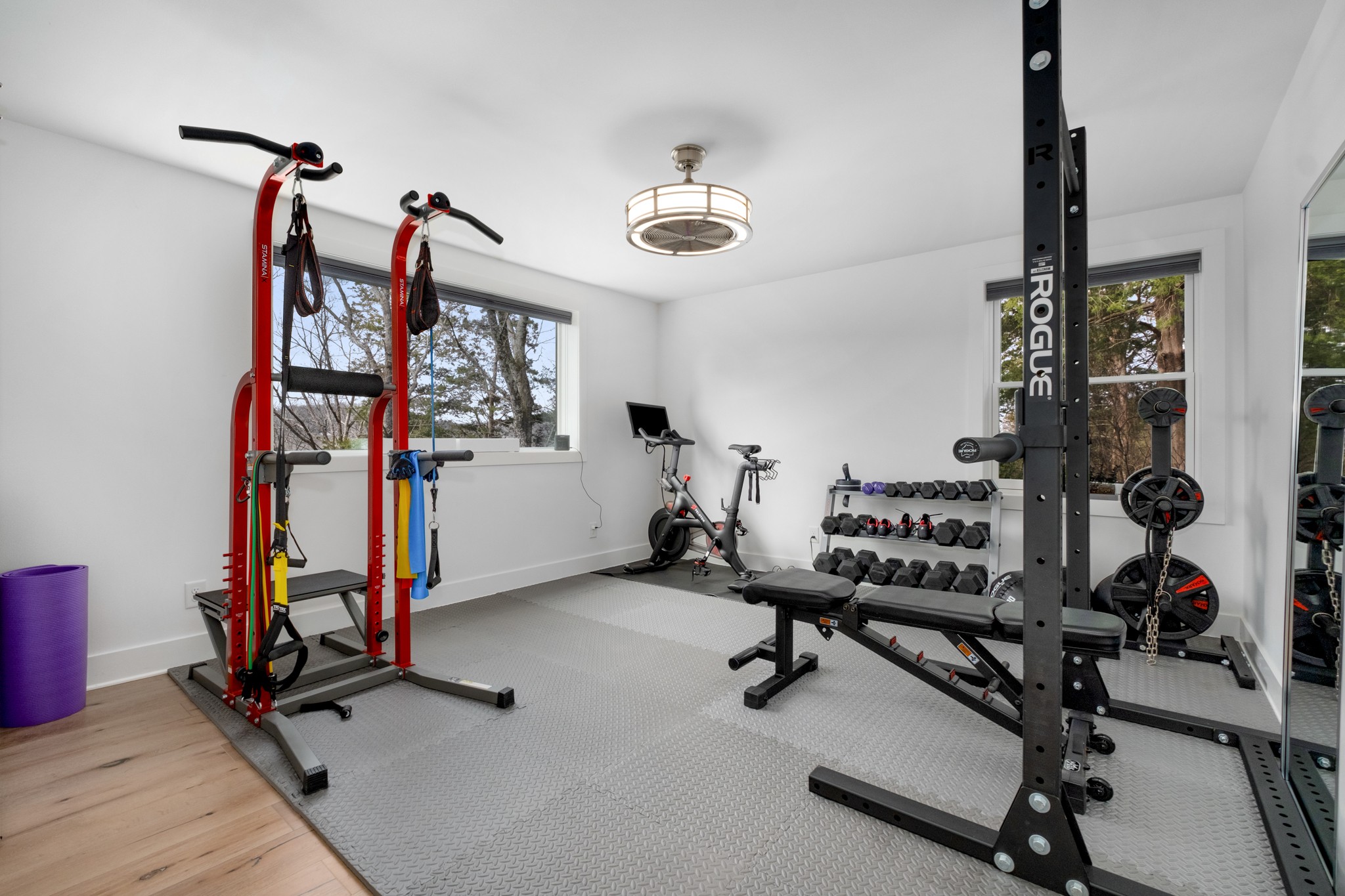 4628 Shys Hill Road Nashville, TN 37215 - Photo 34 of 42 a view of a room with gym equipment