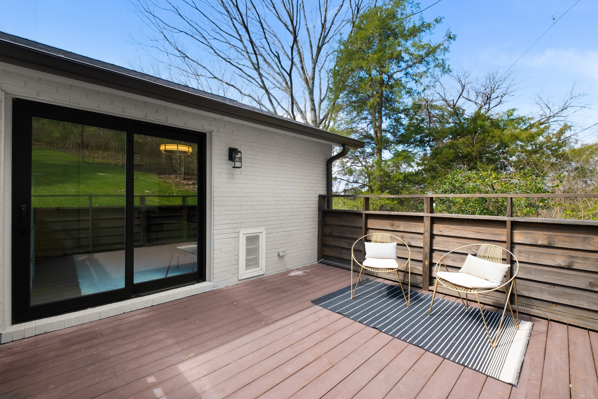 4628 Shys Hill Road Nashville, TN 37215 - Photo 35 of 42 a view of deck with chairs and wooden floor