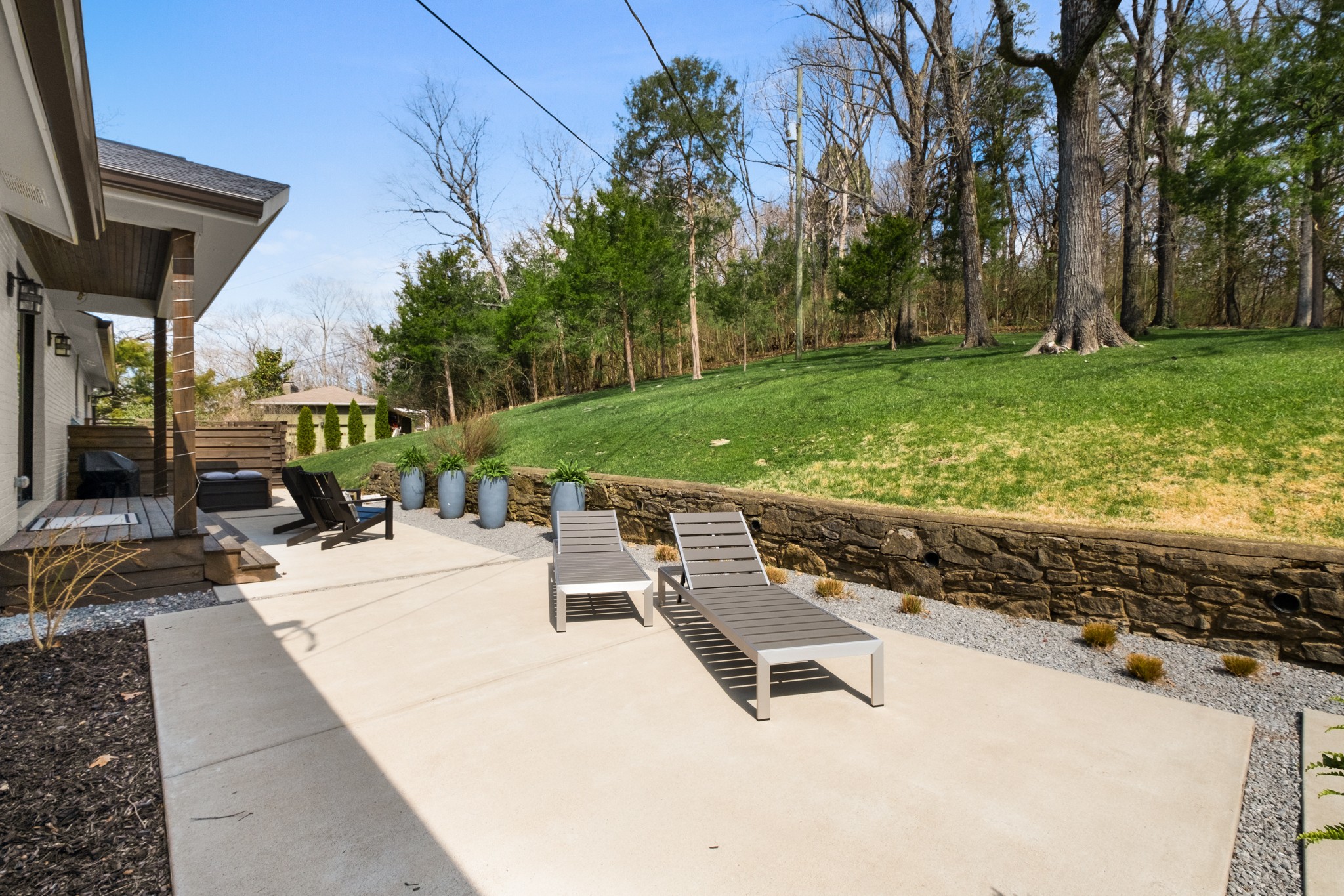 4628 Shys Hill Road Nashville, TN 37215 - Photo 37 of 42 a view of a backyard with sitting area