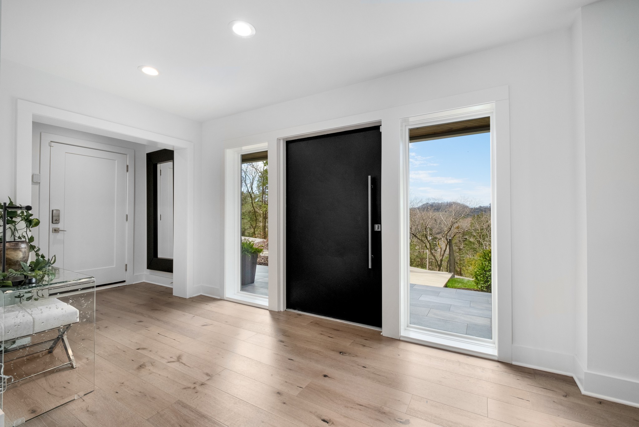 4628 Shys Hill Road Nashville, TN 37215 - Photo 7 of 42 a view of entryway with wooden floor and front door