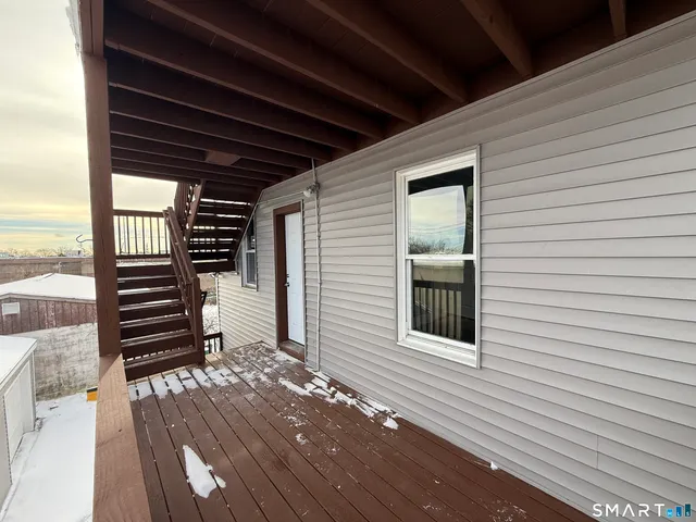 a view of outdoor space with seating space