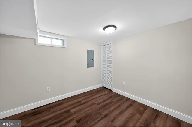wooden floor in an empty room