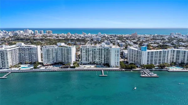 a view of a city with tall buildings