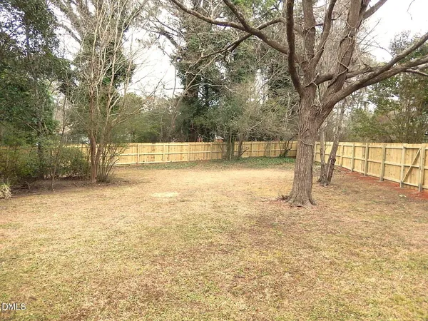 a view of yard with tree