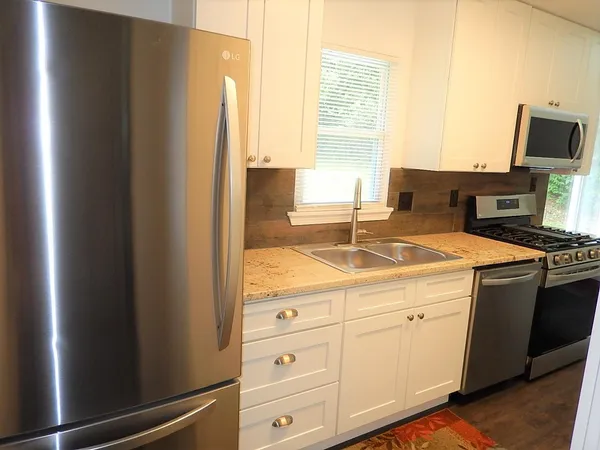 a room with storage and utility