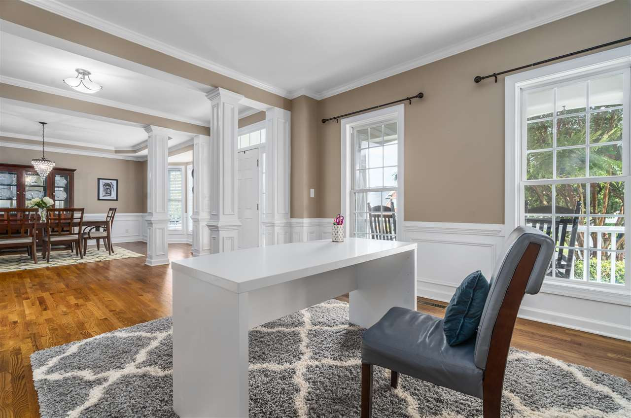 1520 Wood Spring Court Raleigh, NC 27614 - Photo 16 of 30 Living room open to foyer and across from formal dining can also double as home office or study. Living Room/Study