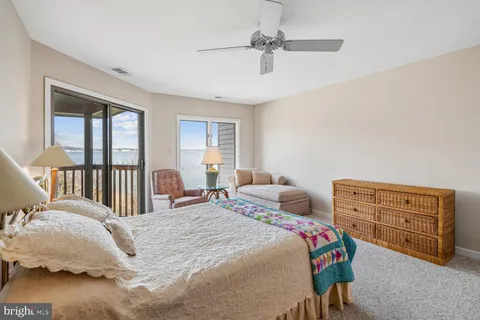 a view of small space with racks on the wall