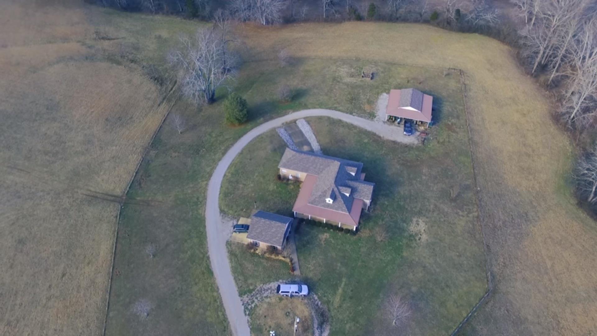 3268 Clear Creek Road Pulaski, TN 38478 - Photo 24 of 27 Areal Shot of the house and two detached garages