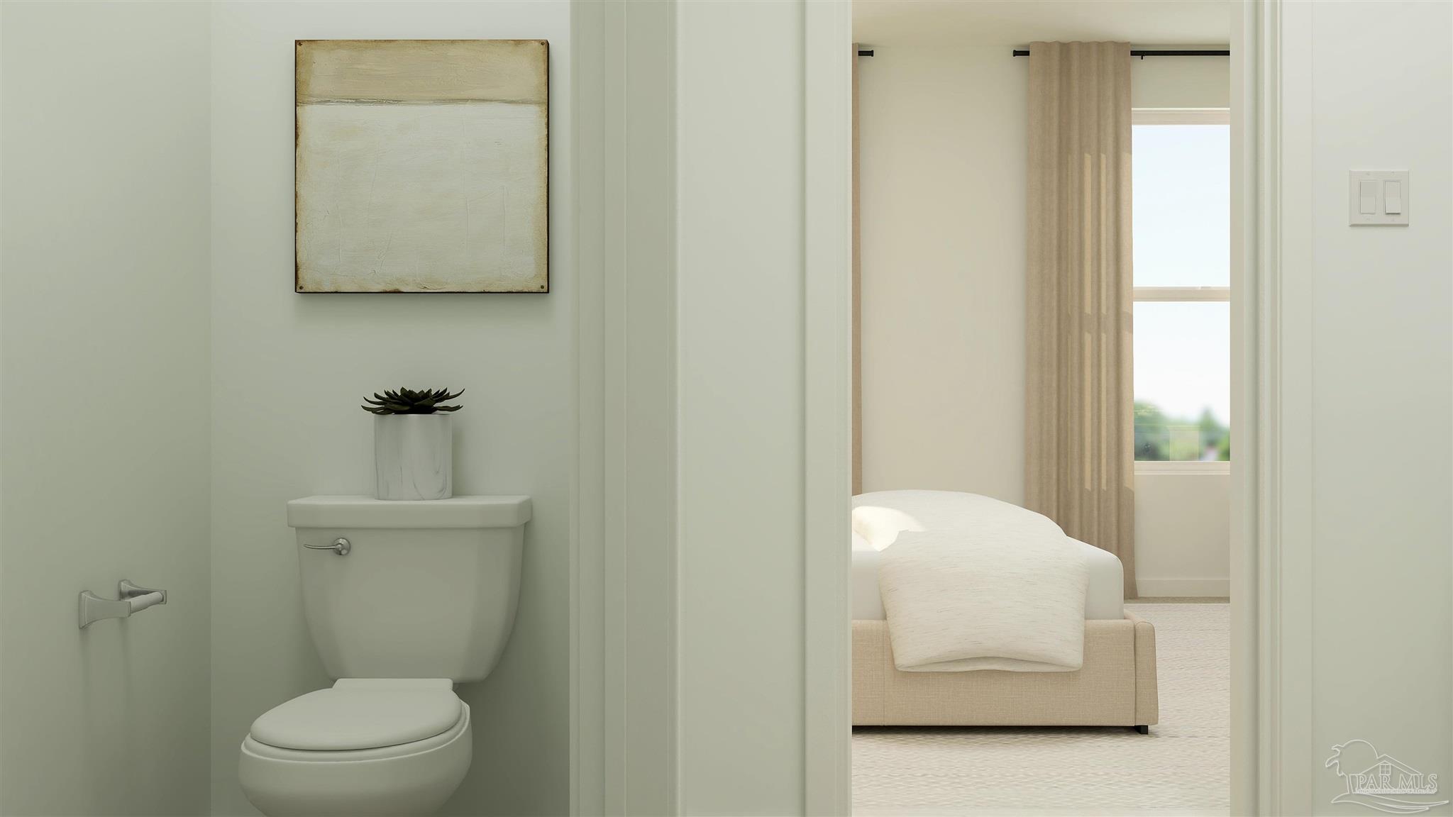 5964 Briarcliff Lane Pace, FL 32571 - Photo 13 of 28 a bathroom with a toilet