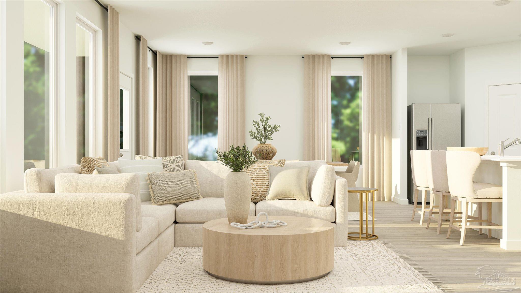 5964 Briarcliff Lane Pace, FL 32571 - Photo 7 of 28 a living room with furniture and a large window