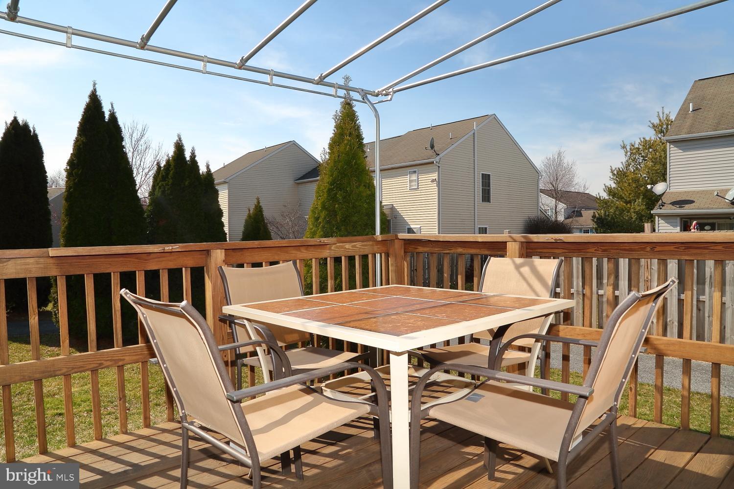 2948 Aster Lane Lititz, PA 17543 - Photo 12 of 13 Spacious deck with awning to provide summer shade!