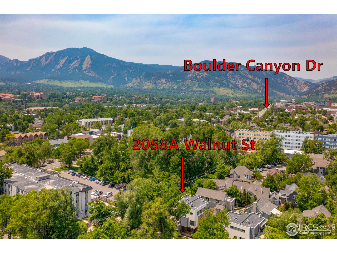 2058 Walnut Street, Unit A Boulder, CO 80302 - Photo 34 of 38 a view of outdoor space and mountain view