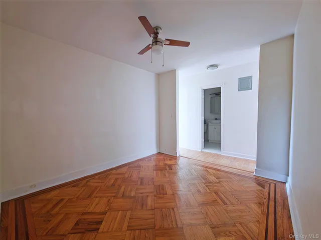 a view of an empty room