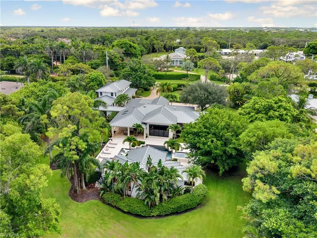 a view of backyard with green space