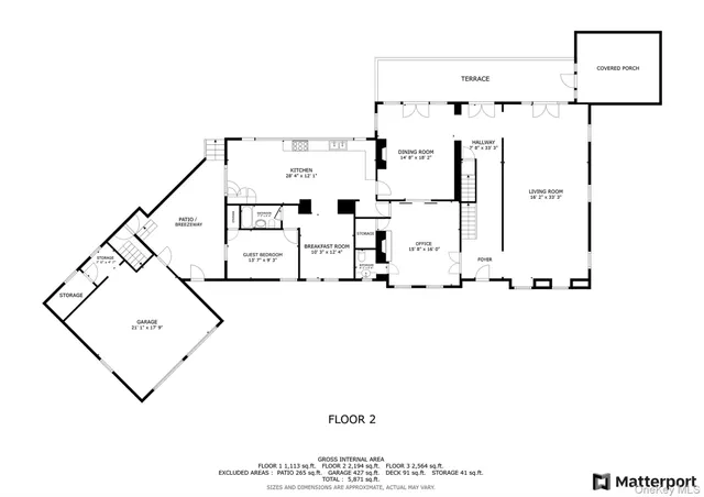 a picture of a floor plan