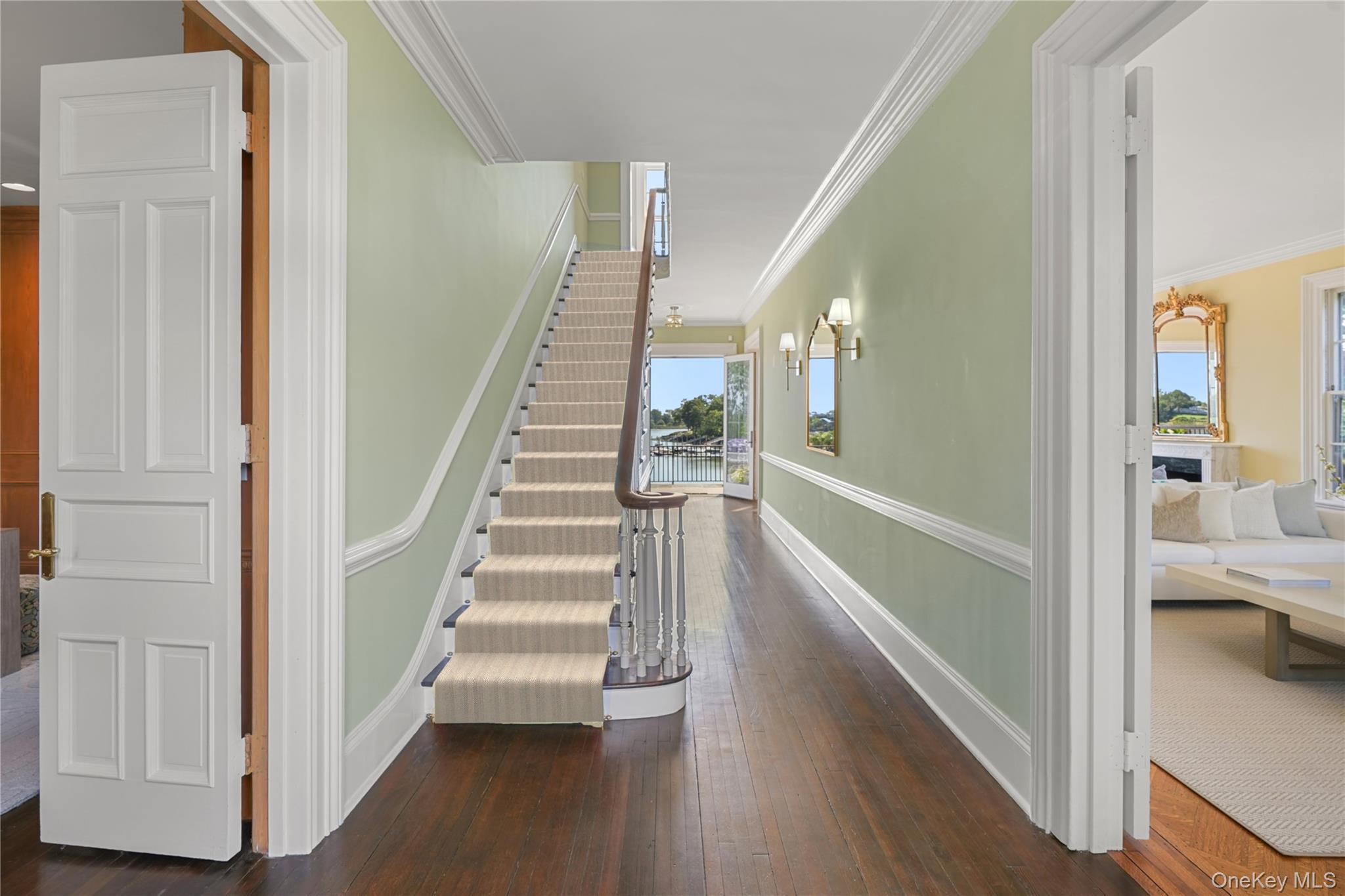 13 Kirby Lane Rye, NY 10580 - Photo 4 of 34 a view of entryway and hall with wooden floor
