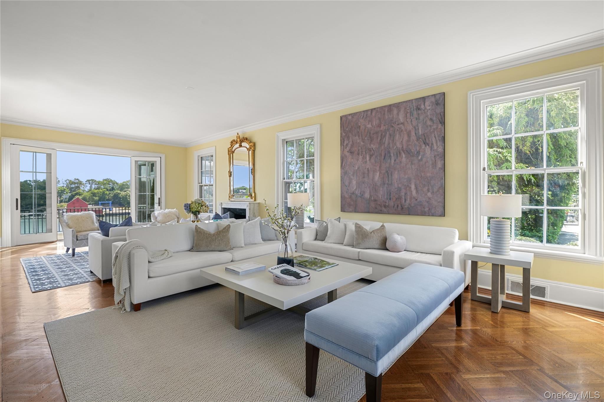 13 Kirby Lane Rye, NY 10580 - Photo 5 of 34 a living room with furniture and a large window