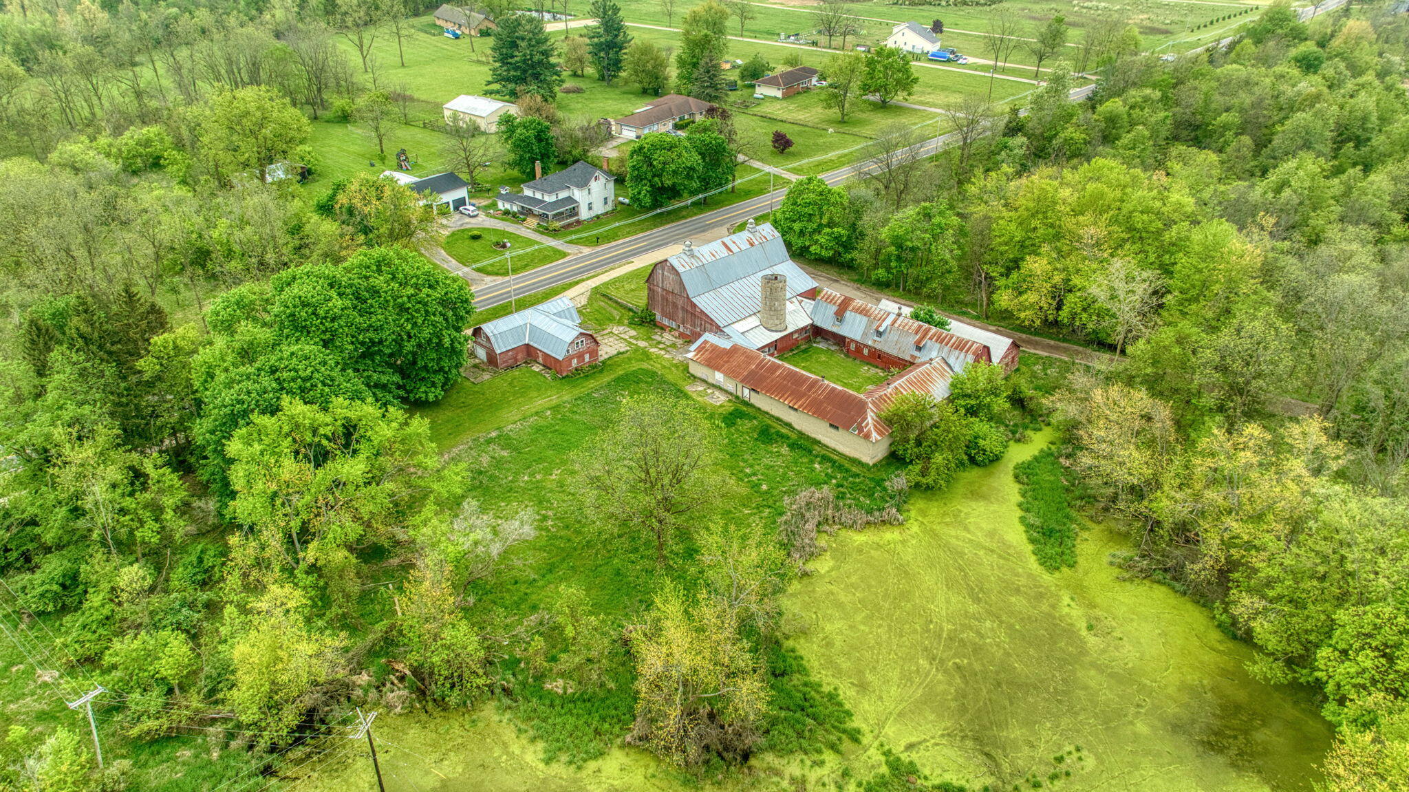 5280 Jefferson Road Clarklake, MI 49234 - Photo 63 of 68 62-web-or-mls-DJI_0369_HDR