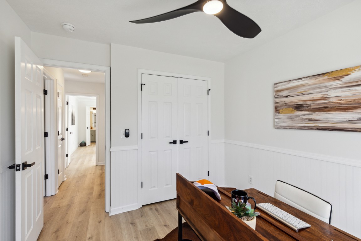 486 Berry Circle Springfield, TN 37172 - Photo 20 of 27 a view of a hallway with wooden floor
