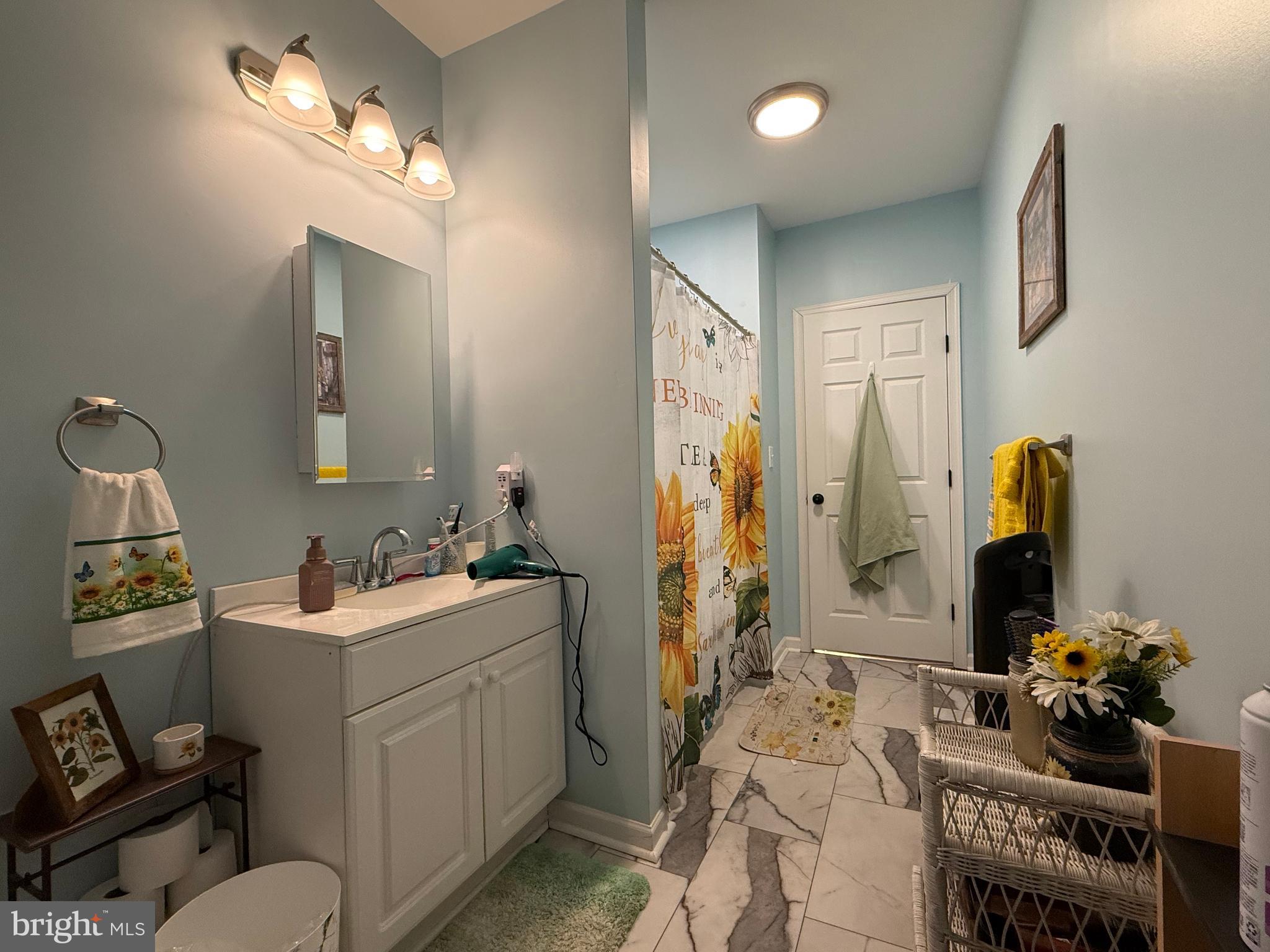 438 Main Street Red Hill, PA 18076 - Photo 25 of 29 a bathroom with a sink vanity and a mirror