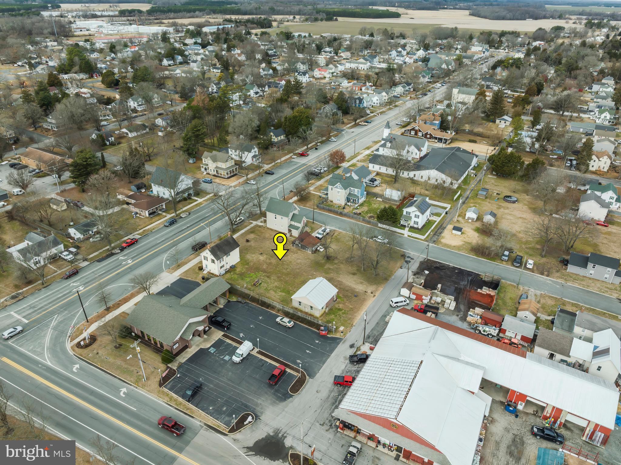 504 Central Avenue Ridgely, MD 21660 - Photo 18 of 38 an aerial view of a city
